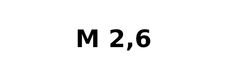Durchmesser 2,6