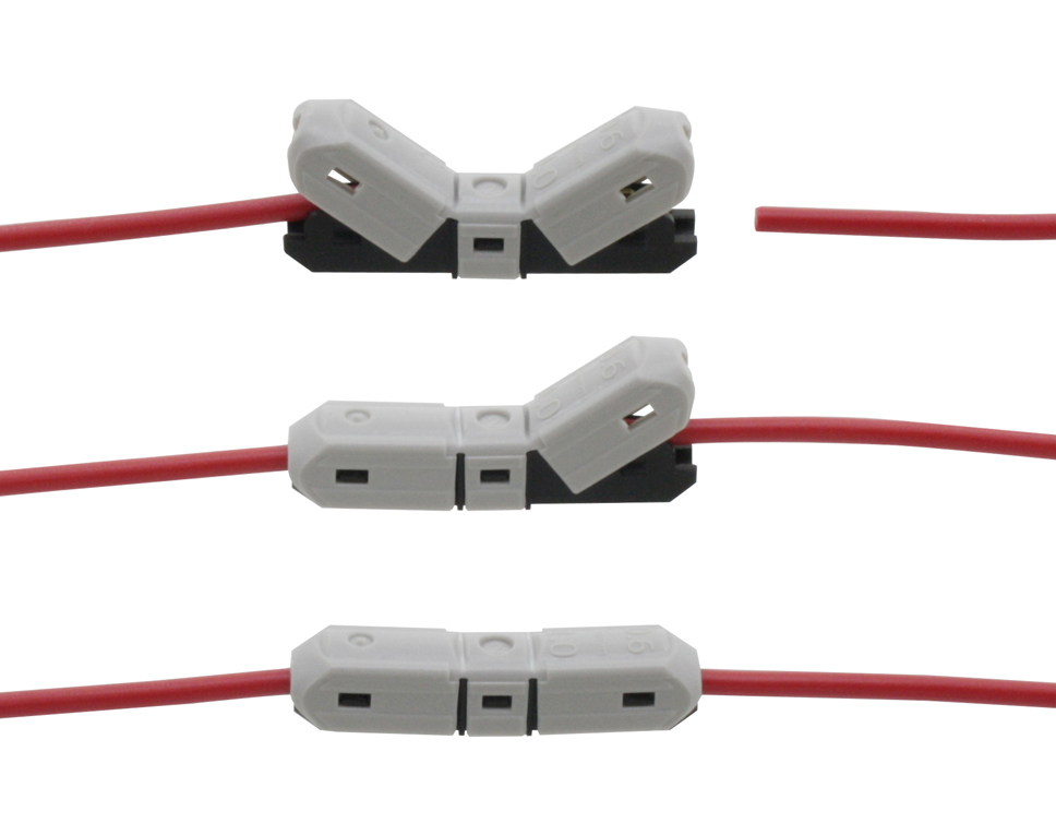 HD10 - Durchgangsklemmverbinder 0,6 - 1,0 mm² (Packung mit 10 Stück)