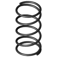Druckfeder - Federstahl - 0,1 x 1,3 x 2,6mm
