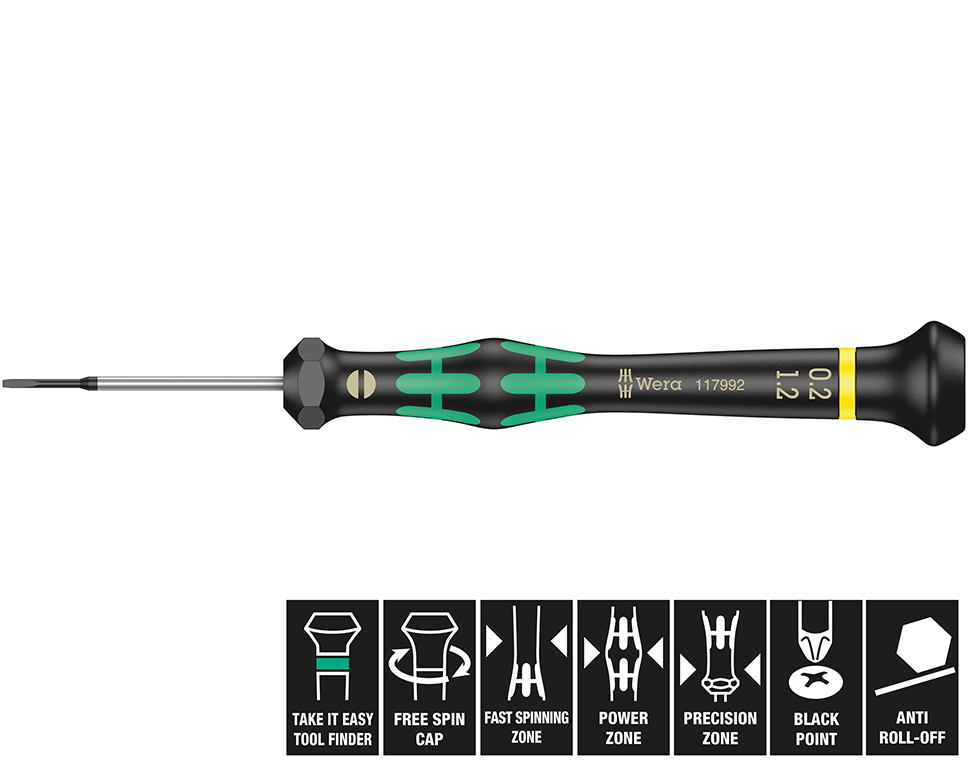 260-WE-12 - Schlitzdreher Wera 1,2 x 40 mm