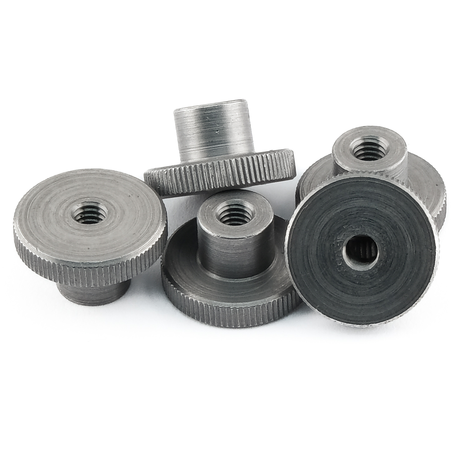 Rändelmuttern M 6 KP = 10 Stück