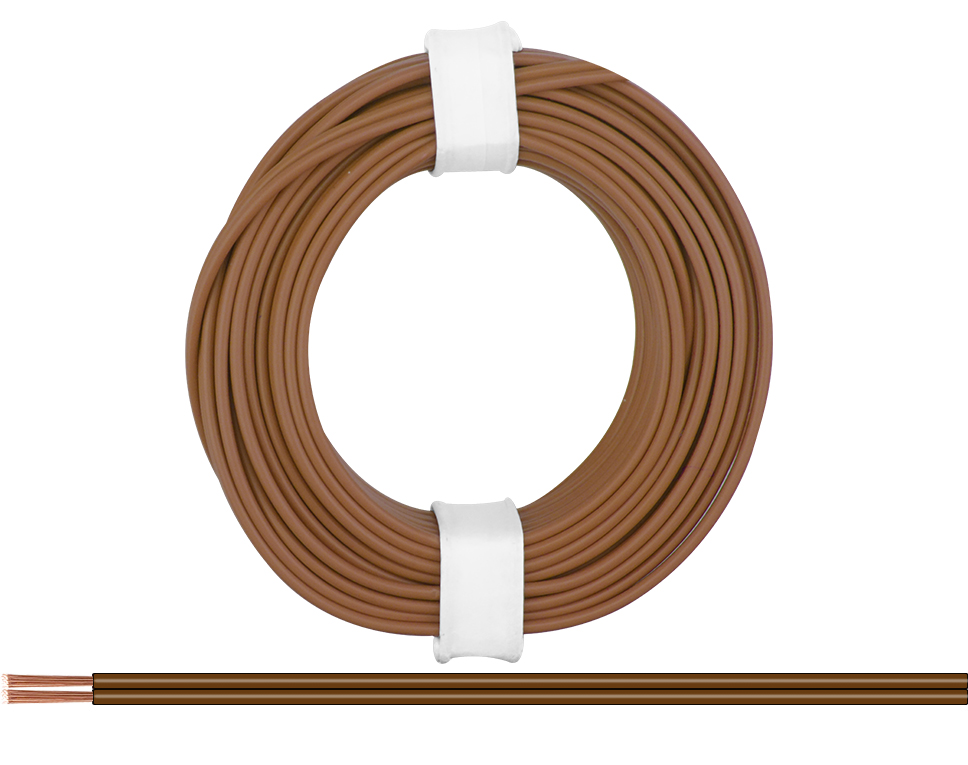 218-88 - Zwillingslitze 0,14 mm² / 5 m braun-braun