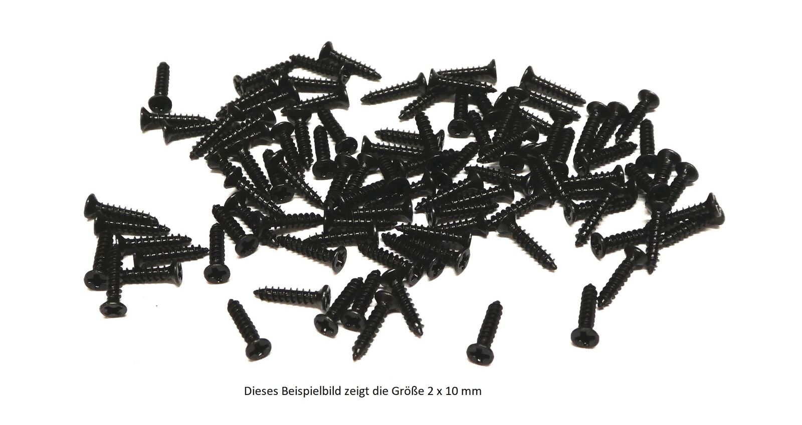 Blech-Holzschrauben mit Senkkopf, 1,4 x 10 mm, VE=100 Stück