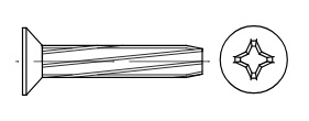 Gew.-Schneidschrauben 5 x 25mm VE=500