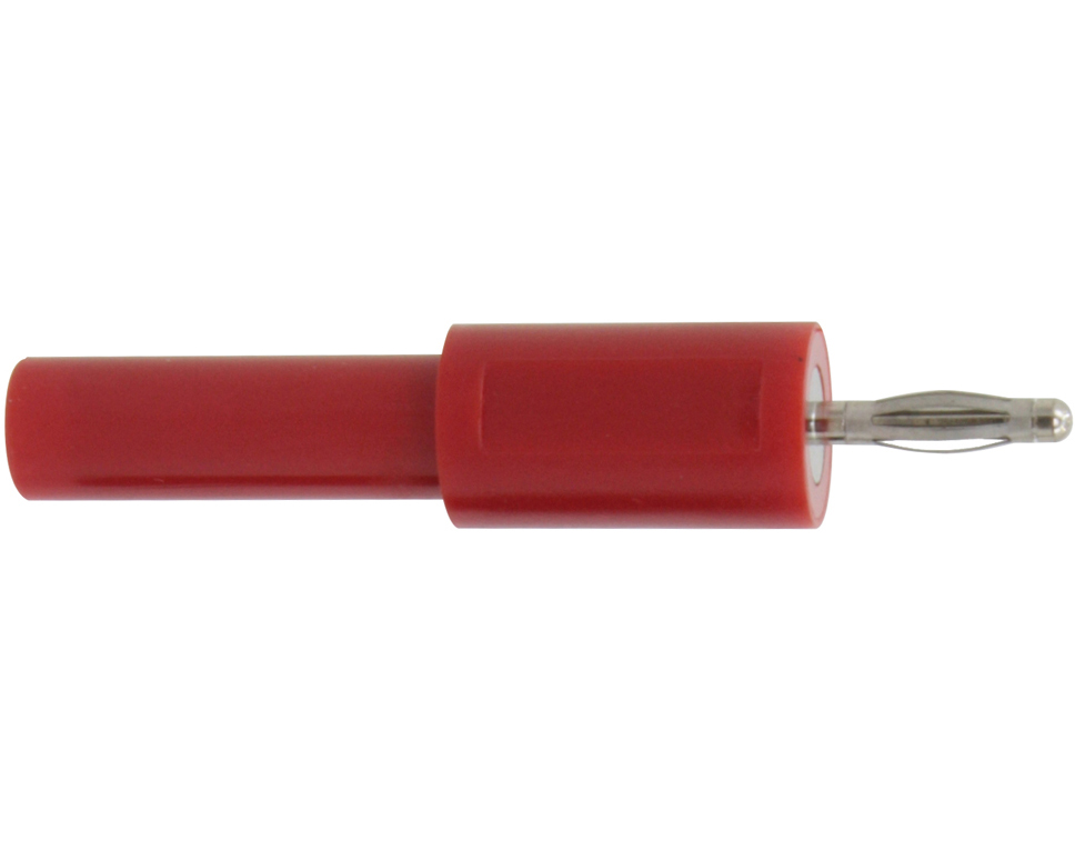200 - Adapter Stecker 2 mm - Buchse 4 mm rot