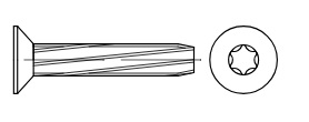 Gew.-Schneidschrauben M 5 x 25 VE=500