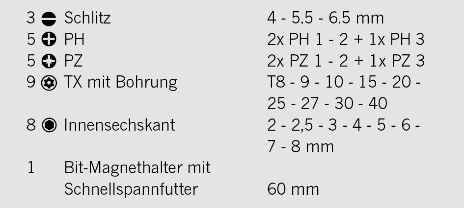 Projahn - 1/4" Kombi Bit Box 31tlg - 1 Stück