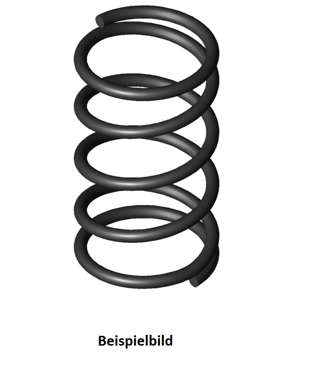 Druckfeder - Federstahl - 0,5 x 6,8 x 65mm