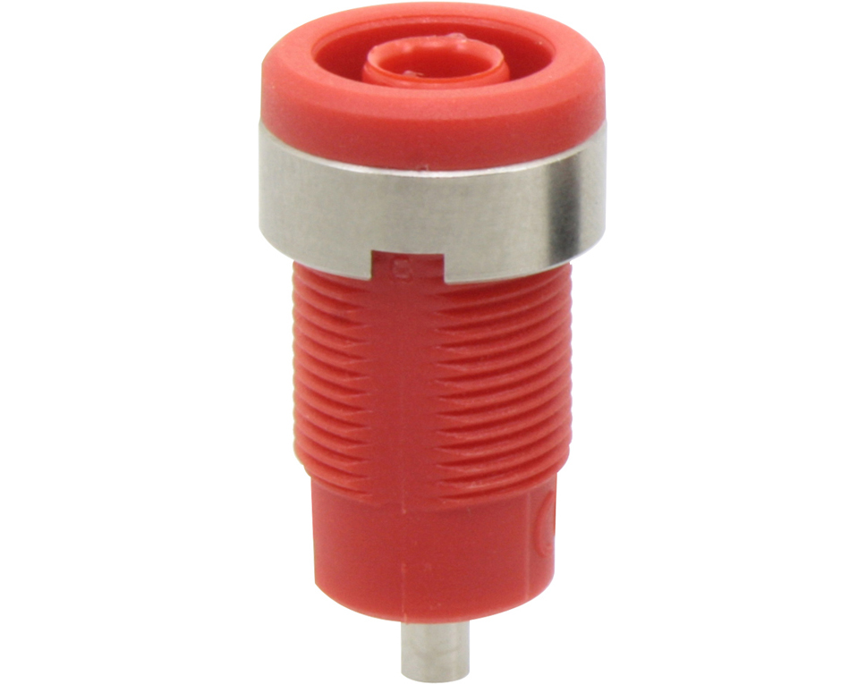 3270 - Sicherheitsbuchse 4mm rot