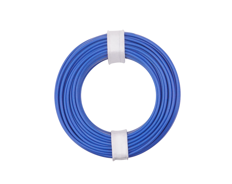 125-012 - Kupferschalt Litze  0,25 mm² / 10 m / blau