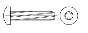 Gew-Schneidschrauben M 5 x 25 VE=500