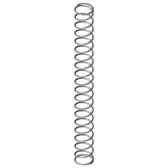Druckfeder - Edelstahl - 0,5 x 6,8 x 65mm