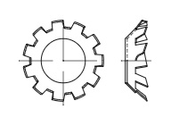Zahnscheiben Innendurchmesser = 4,3mm VE=250