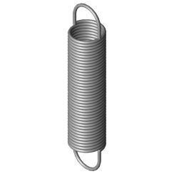 Zugfeder - Edelstahl - 0,8 x 8,8 x 44,3mm
