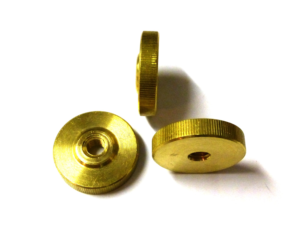 Rändelmuttern DIN 467 Messing M 8 Ms VE= 25Stück