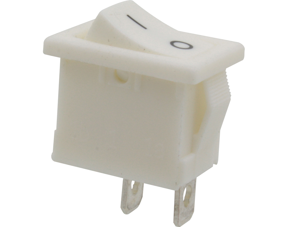 KWS10W - Ausschalter 1-polig, weiss, ON-OFF