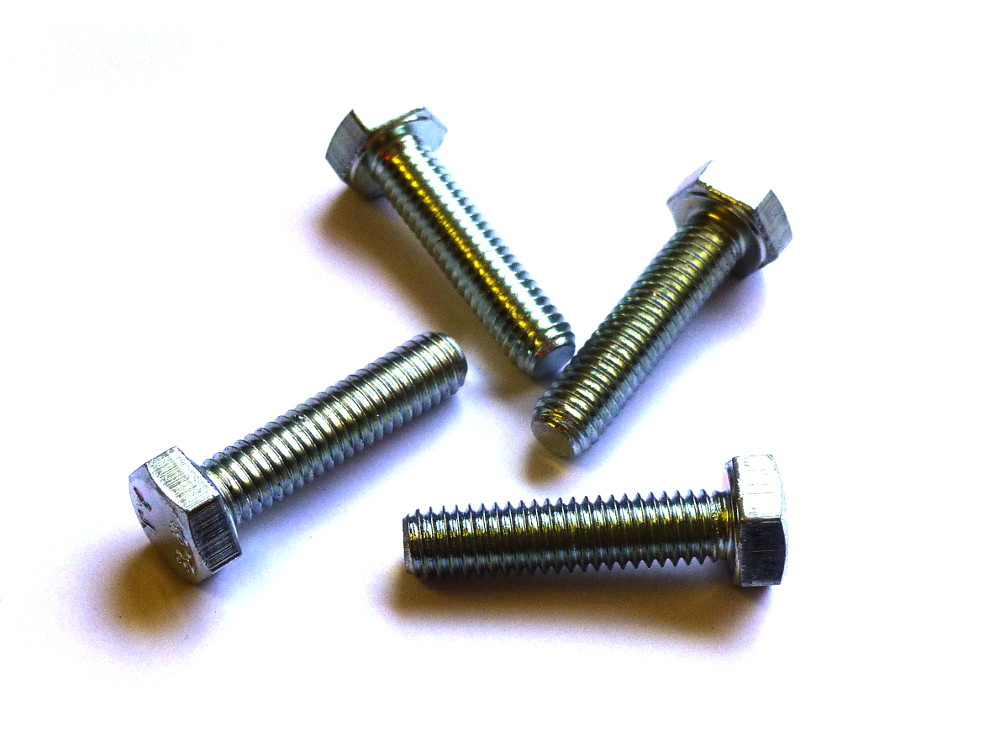 Sechskantschrauben DIN 961 8.8 M 16 x 1,5 x 50 galv. verzinkt gal Zn VE= 50Stück