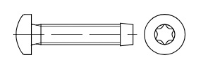 Gewindefurchende Schr. 6 x 8mm VE=1000