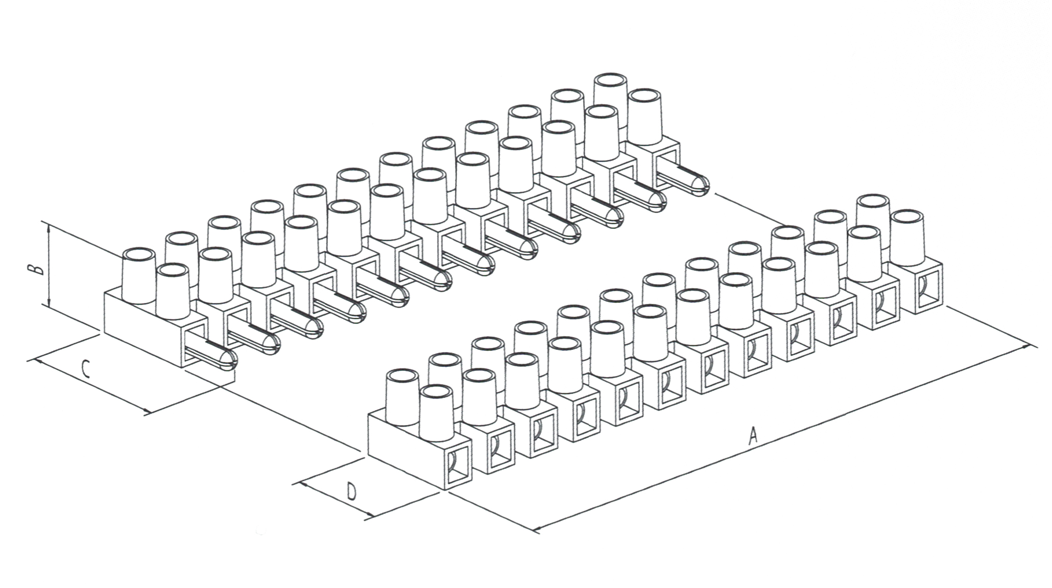 H143 - Lüsterklemme steckbar 4,0 mm