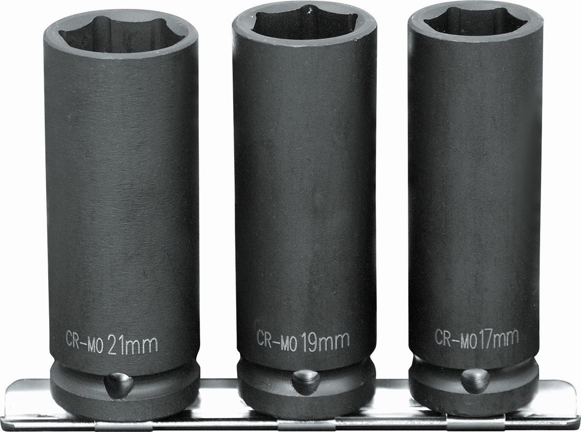 Projahn - 1/2" Tiefe Schlag Stecknuss Satz 3tlg - 1 Stück