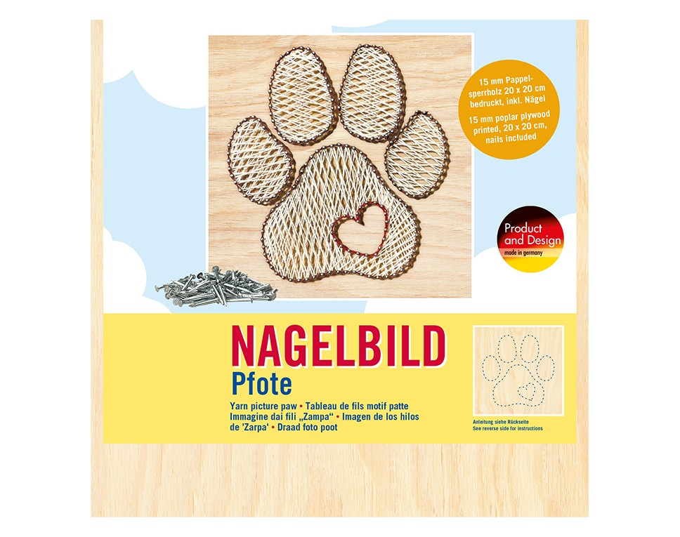 M-NB2 - Nagelbild Pfote
